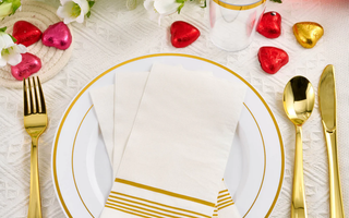 A Guide to Romantic Valentine’s Day Dinners with Disposable Dinnerware