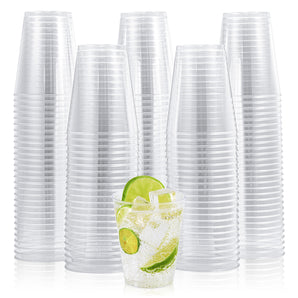 (Wholesale)  8 oz Clear Disposable Plastic Cups