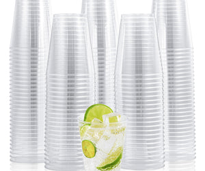 (Wholesale)  8 oz Clear Disposable Plastic Cups