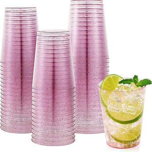 10 oz 100 pack Purple Plastic Cups Tumblers for Party