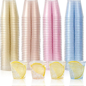 1 oz 600 pack Plastic Shot Glasses in Assorted Colors