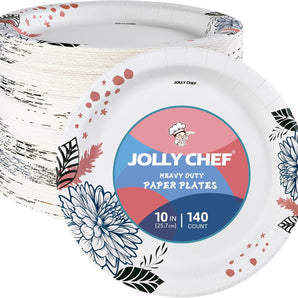 （Wholesale）10 inch Flower Printed Disposable Paper Plates