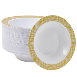 12 oz 50 pack Heavy Duty Disposable Dinner Bowls