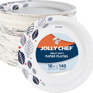 （Wholesale）10 inch Leaf Printed Disposable Paper Plates