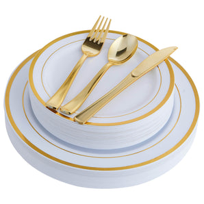 (Wholesale) Plastic Dinnerware Set for Party Wedding
