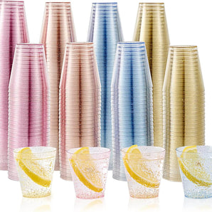2 oz 600 Pack Multicolored Plastic Cups with 4 Colors