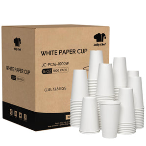 16 oz 1000pack White Hot Beverage Cups Paper Cups Water