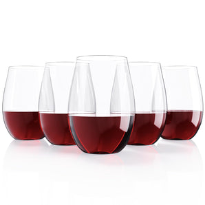 16 oz 24 pack Plastic Wine Glasses for Wedding or Party