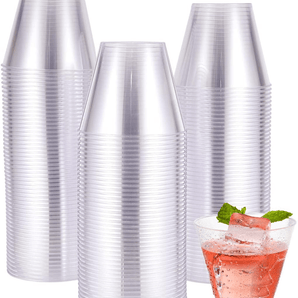 (Wholesale)  9 oz Clear Disposable Plastic Cups