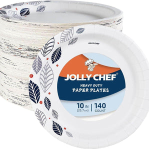 10 inch 140 pack Disposable Paper Plates