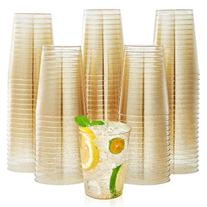 (Wholesale)  10oz Cups With Glitter Perfect For Party
